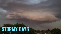 'Intense Timelapse of Severe Storm Clouds Rolling In'