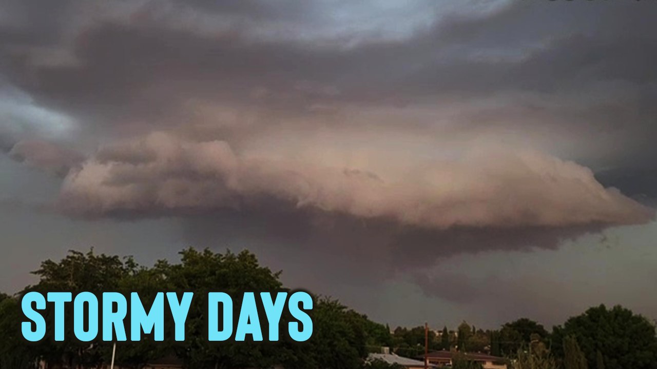 'Intense Timelapse of Severe Storm Clouds Rolling In'