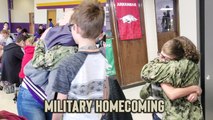 'Navy Corpsman Surprises Siblings at School *Heartwarming Reunion*'