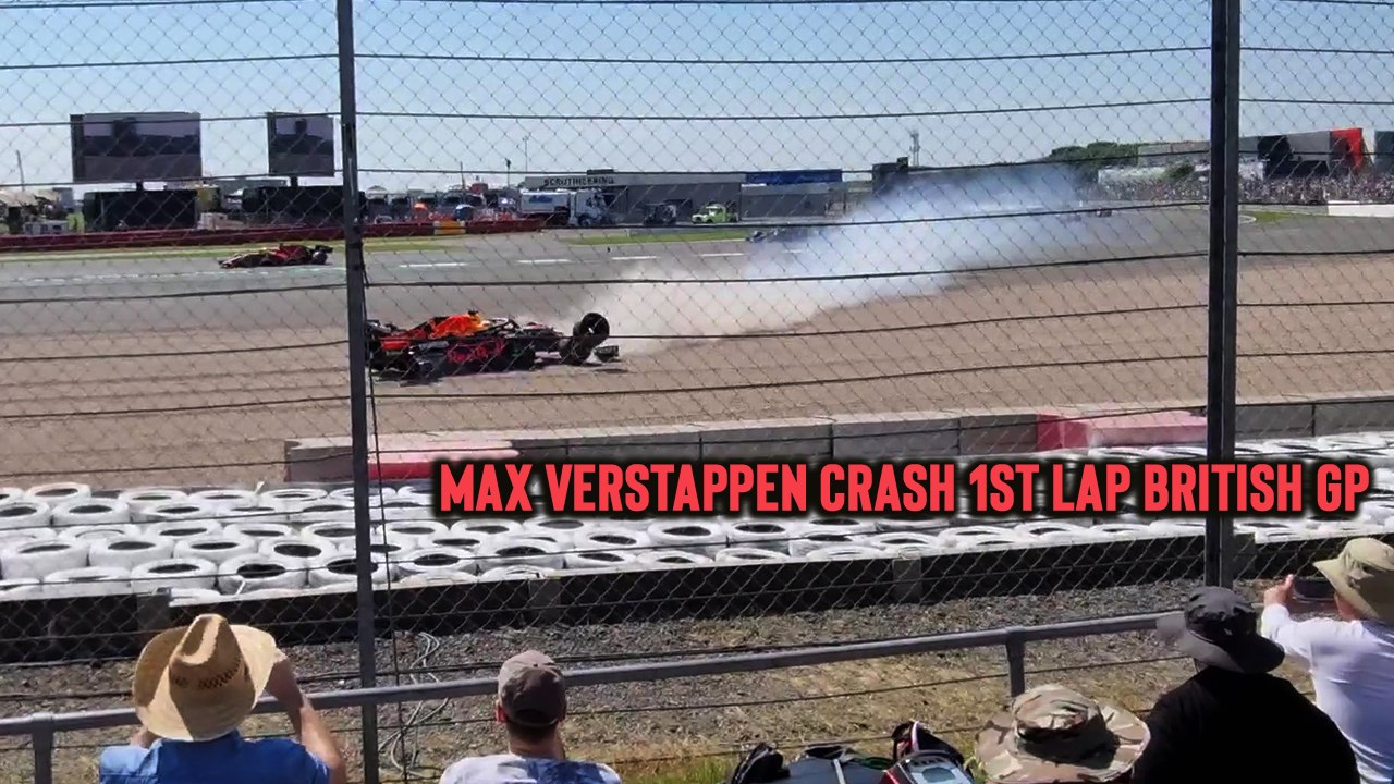 'A Better Look at Max Verstappen's Thunderous Crash During 2021 F1 British GP'