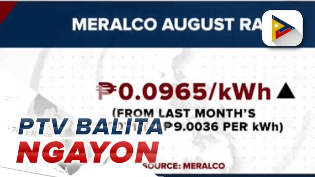 PRRD announces additional cash rewards to Pinoy Olympians; Sec. Andanar denounces attempts to malign government’s COVID-19 response; Meralco rates for August slightly up; Oil prices to go down this week; Sen. Gordon: Congressional inquiry on Octa Res