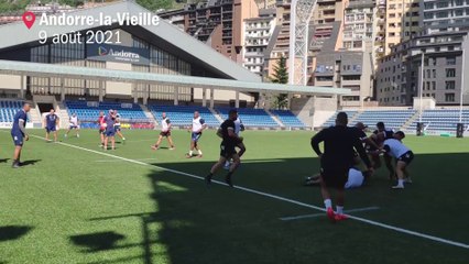 Top 14 : Perpignan fait son stage d'été en Andorre avant la reprise