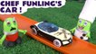 New Funling Chef Funlings Car to use on Hot Wheels Funny Funlings Race Competitions with Pretend Food and Thomas and Friends in this Stop Motion Toys Full Episode English Video for Kids by Kid Friendly Family Channel Toy Trains 4U