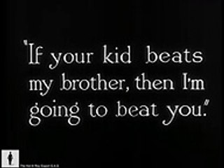 Charlie Chaplin - The Kid - Fight Scene