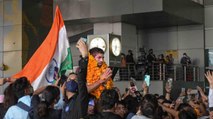 See how Olympic medalists were welcomed on reaching India