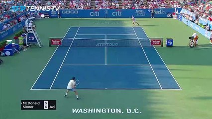 Washington - Sinner, plus jeune vainqueur en ATP 500