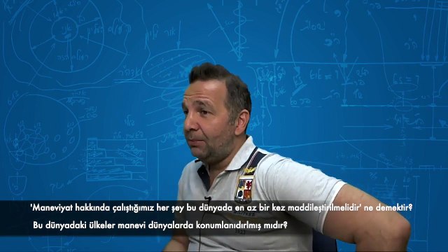 'Maneviyat hakkında çalıştığımız her şey bu dünyada en az bir kez maddileştirilmelidir,' ne demek?