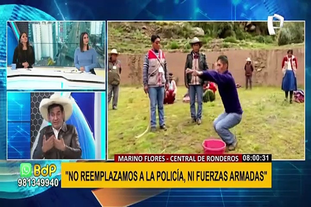 Dirigente de rondas campesinas: “no somos milicia ni policías, ni reemplazamos a las FF.AA.”