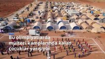 Yerlerinden edilmiş Suriyeli çocuklardan İdlib'de '2020 Çadır Olimpiyatları'