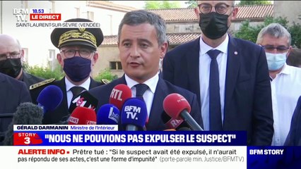 Gérald Darmanin: "Le moment ne doit pas être à la polémique mais aux condoléances"