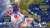 Clima de hoy lunes: La tormenta tropical “Kevin” ocasionará intervalos de lloviznas y chubascos