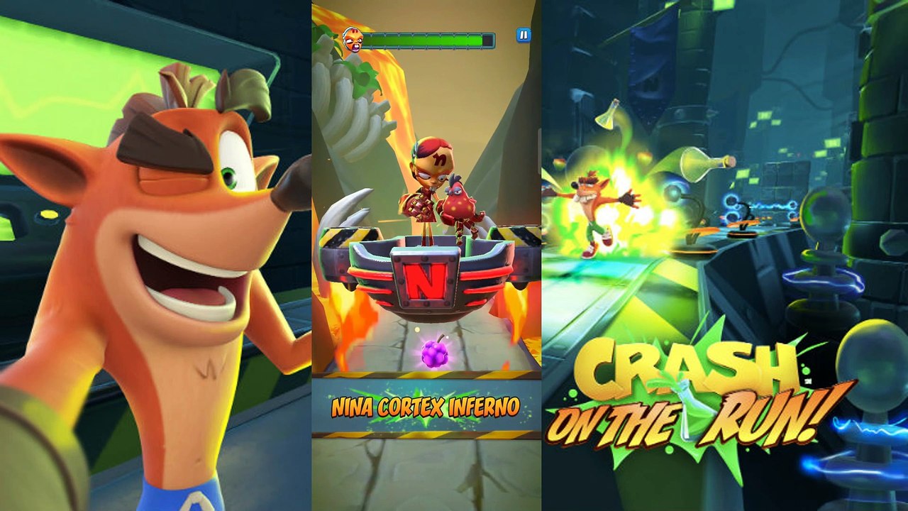 Crash Bandicoot: On The Run! | Nina Cortex Inferno ! FINAL BOSS!