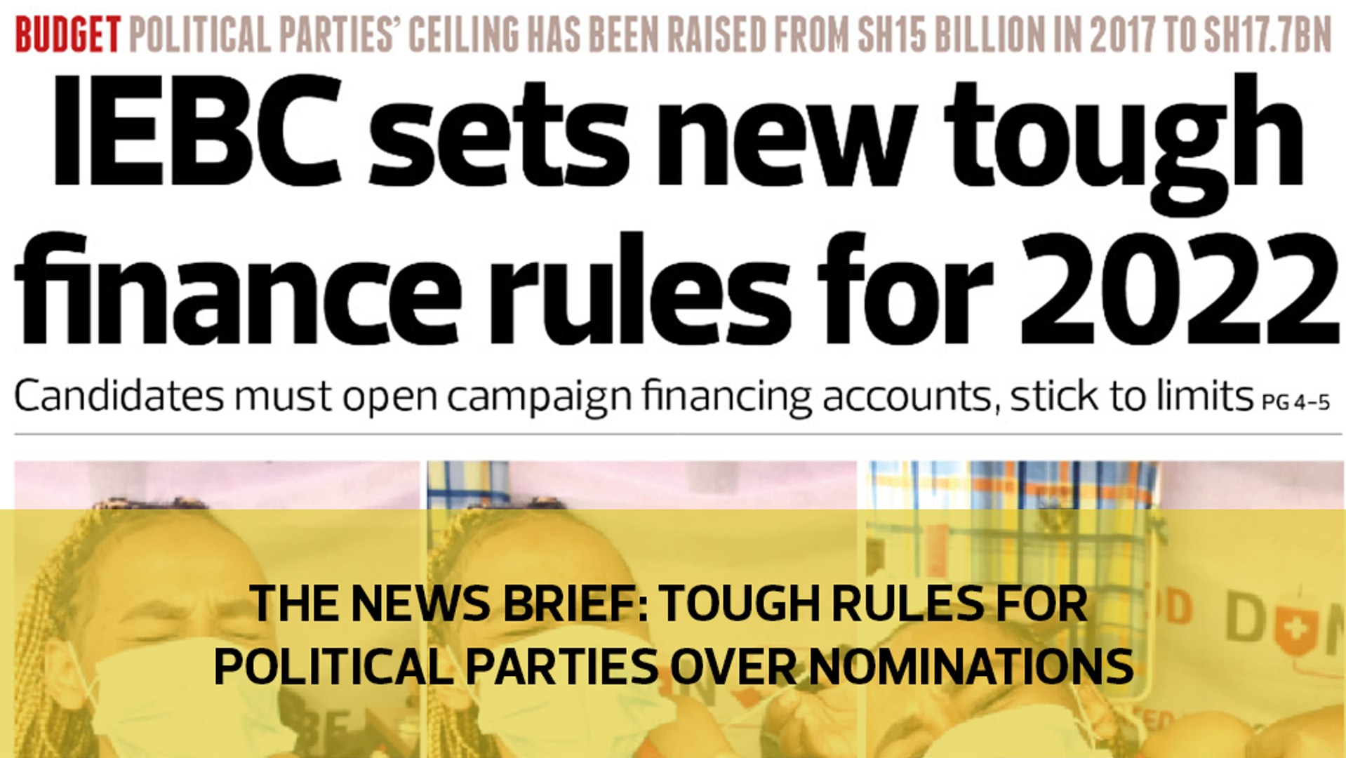 The News Brief: Tough rules for political parties over nominations