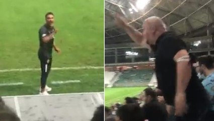 Giresunspor-Fenerbahçe maçına damga vuran anlar! Vitor Pereira kendisine akıl veren taraftara fena patladı