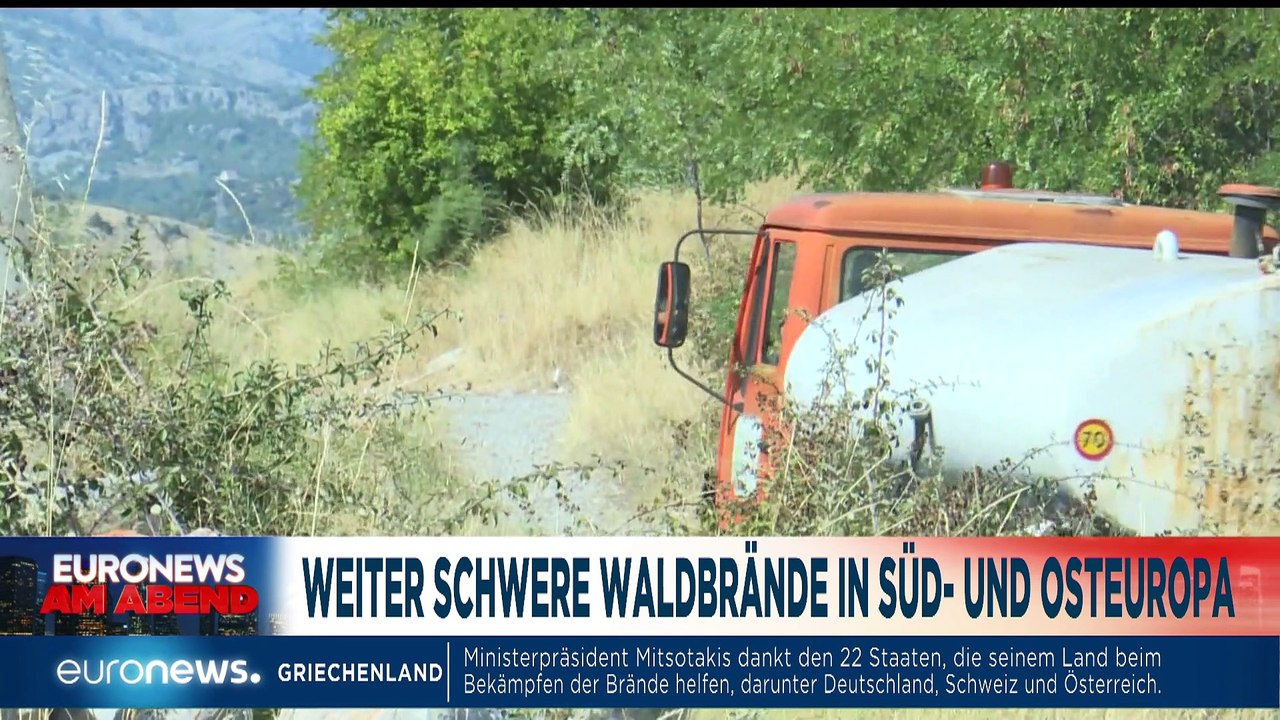 Erschreckendes Szenario fürs Klima - Euronews am Abend 09.08.