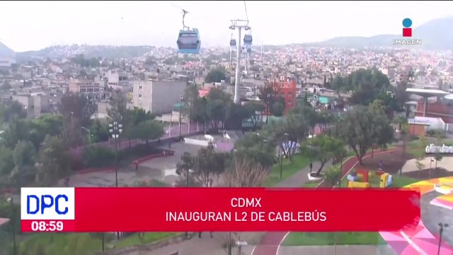 Sheinbaum inauguró la línea 2 del cablebús