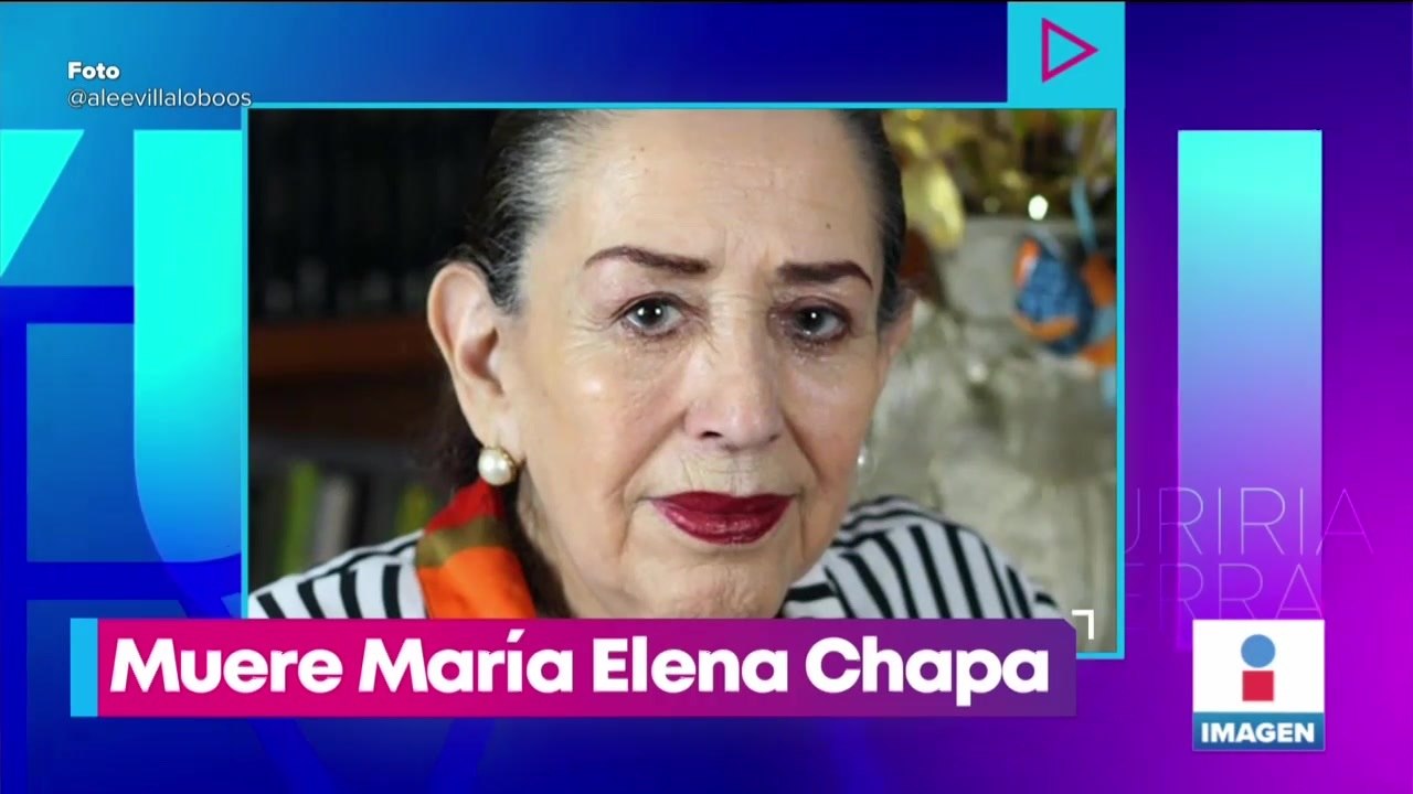 Muere María Elena Chapa, exsenadora y defensora de los derechos de las mujeres