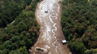 GoPro Shoot Of A Dry Water Reservoir _ Video No 8 _ Drone Shots