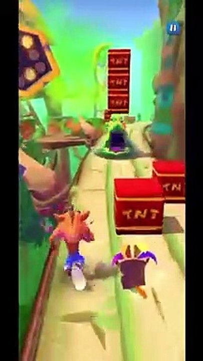 Oxide Lab Assistant Battle Run Gameplay On The Great Gate - Crash Bandicoot: On The Run! (S4 Boss)