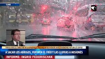 A sacar los abrigos, vuelven el frío y las lluvias a Misiones