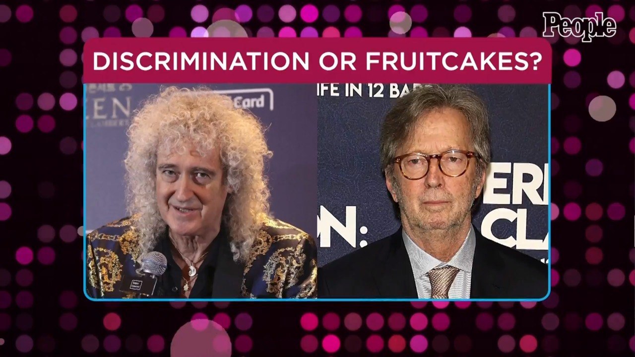 Queen Guitarist Brian May Calls Eric Clapton a 'Fruitcake' for Anti-Vax Comments