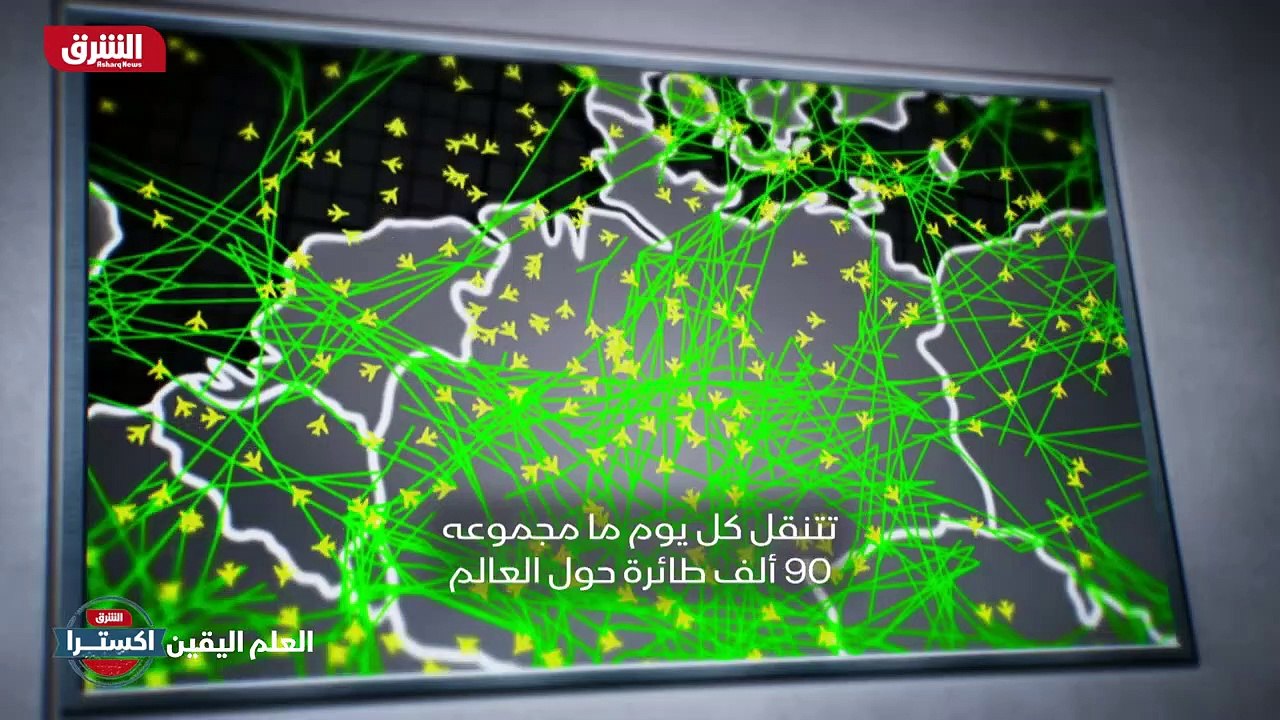 ...القصيرة فوق المحيط الاطلسي الذي يمتد الى...