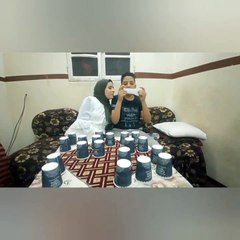 تحدي اكواب الحظ مين الي كسب