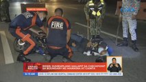 Rider, sumemplang malapit sa checkpoint sa boundary ng Marikina at Cainta | UB