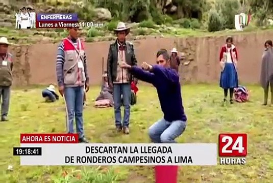 Vocero de las Rondas Campesinas descarta la llegada de ronderos a Lima
