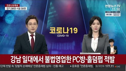 강남 일대에서 불법영업한 PC방·홀덤펍 적발