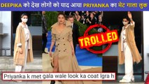 Deepika Padukone's Airport Outfit Compared To Priyanka's Met Gala Look | Trolled