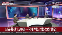 [뉴스큐브] 신규확진 1,540명…국내 백신 임상 3상 돌입