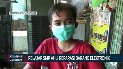 Pelajar SMP Isi Waktu Luang dengan Membuka Jasa Reparasi Elektronik