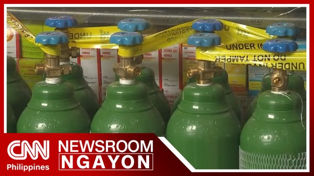 Supply ng oxygen tanks binabantayan din