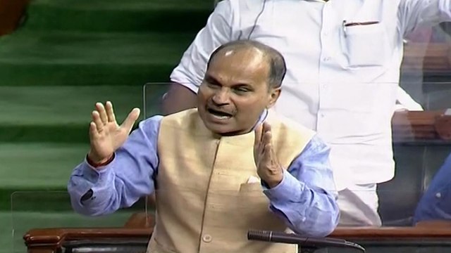 Discussion on OBC amendment bill, Adhir talks about Pegasus