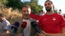 Başkan Köken, Eyüpsultanlı milli sporcu Uğur Aktaş’ı evinde ziyaret etti