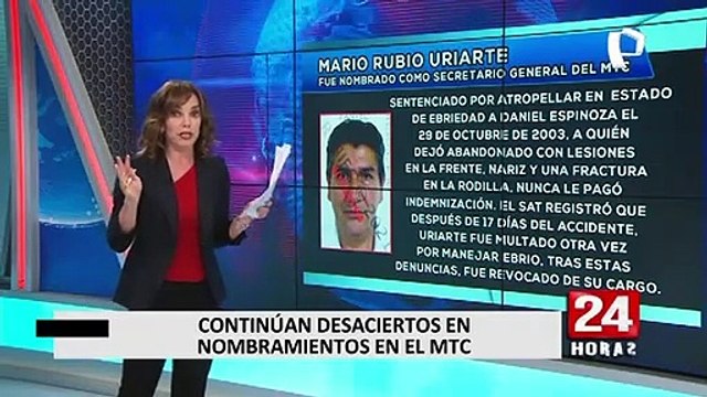 Conozca qué personajes cuestionados en cargos públicos del MTC han renunciado