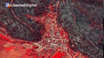 Los incendios forestales siguen devastando la isla de Eubea, en Grecia