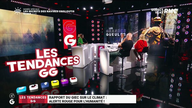 Les tendances GG: Rapport du GIEC sur le climat, alerte rouge pour l'Humanité ! - 10/08