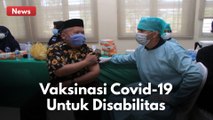 PULUHAN DISABILITAS IKUT VAKSINASI DI UNILAK !!