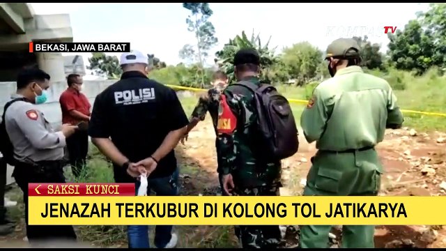 Jasad Wanita Tertimbun Tanah di Kolong Tol Jatikarya Bekasi Terungkap