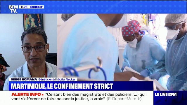 Serge Romana, généticien ultramarin à l'hôpital Necker sur le Covid-19: Jamais je n'aurais pensé voir un tel désastre aux Antilles