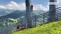 Hängen geblieben: Tandemflug in Alpbach endete in der Pöglbahn