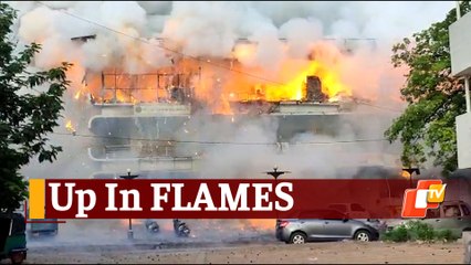 Massive Fire Breaks Out In Firecracker Shop In Gujarat