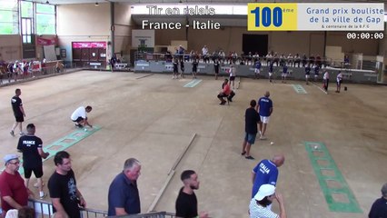 Gap, les cent ans : France / Italie, le trophée des légendes, le tir en relais