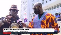 Made in Ghana UK Fair: Our visibility is poor - Amanzeba - AM Showbiz on Joy News (10-8-21)