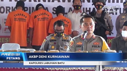 Polres Labuanbatu Ungkap Kasus Narkoba dan Pemusnahan Barang Bukti