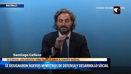 Se designaron nuevos ministros de defensa y desarrollo social