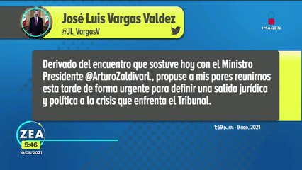 Arturo Zaldívar recibió a José Luis Vargas