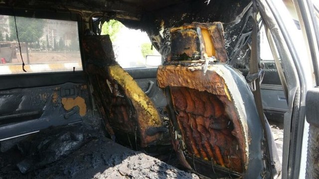 LPG’li otomobil bomba gibi patladı: 3 yaralı
